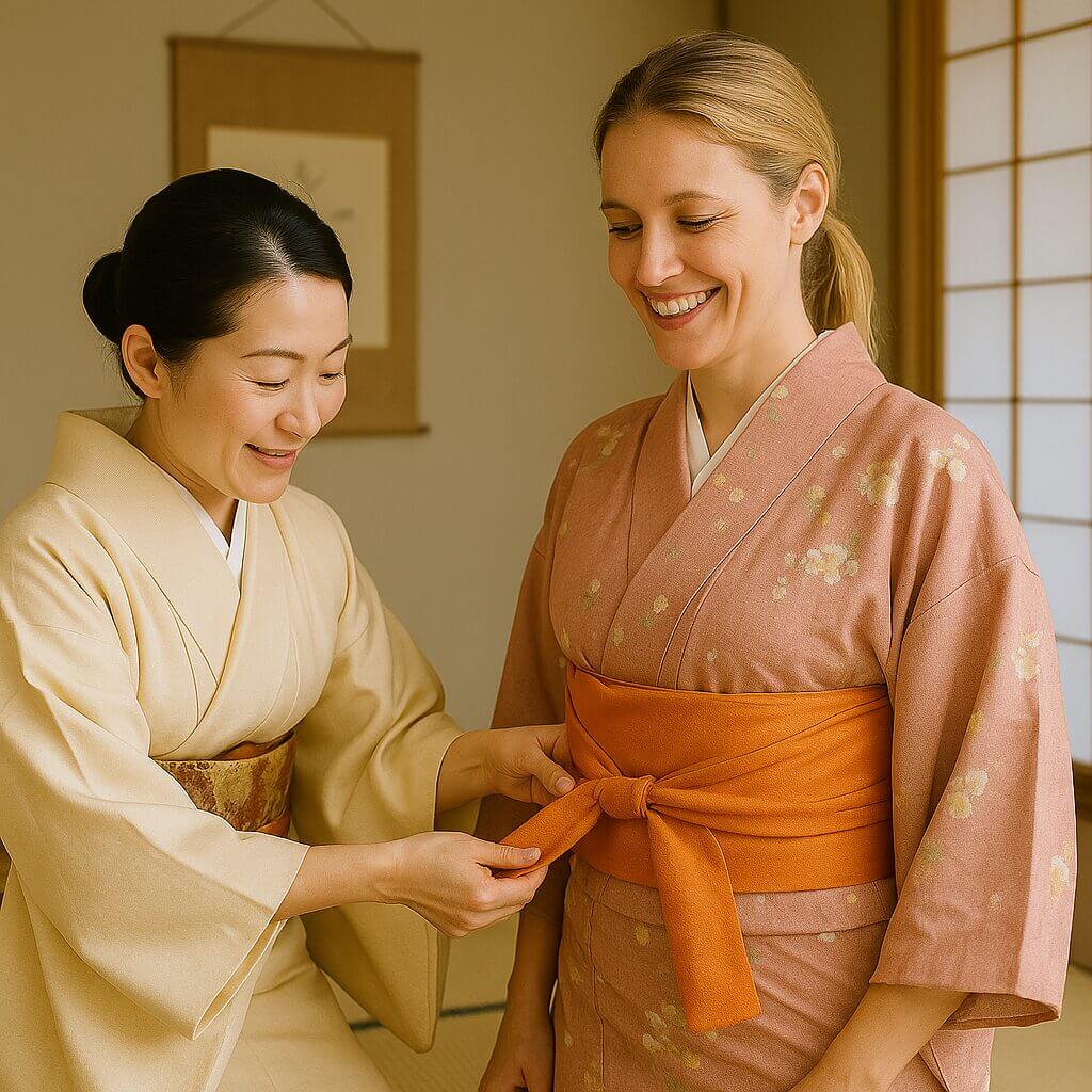 着付け体験のイメージ